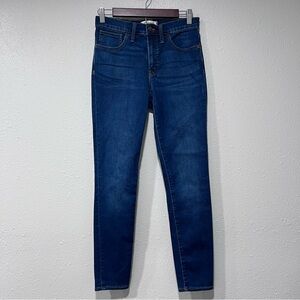 Madewell Roadtripper High Rise Skinny Jeans Medium Wash Ankle Women’s Size 27